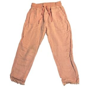 Zara Jogger Pants Peach Medium